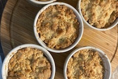Apfel-Walnuss-Crumble